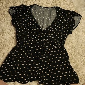 Flower print Romper